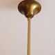 Vintage 1950 glass cylinder pendant light