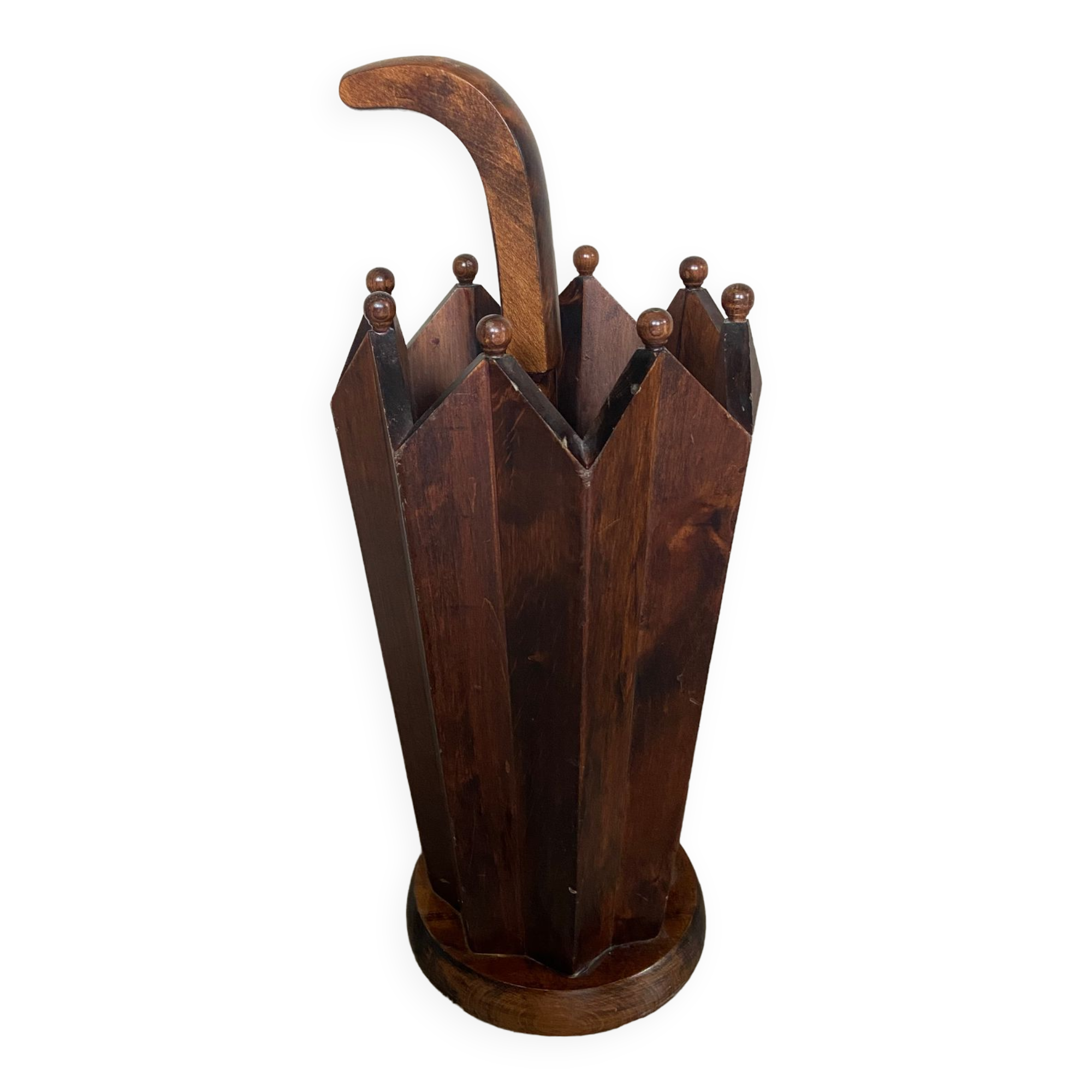 Wooden umbrella holder 30-40s umbrella design