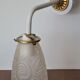 White and gold art deco wall lamp