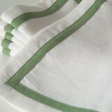100% linen napkins with edging 20"x20" (50x50cm) - Set 6 Napkins