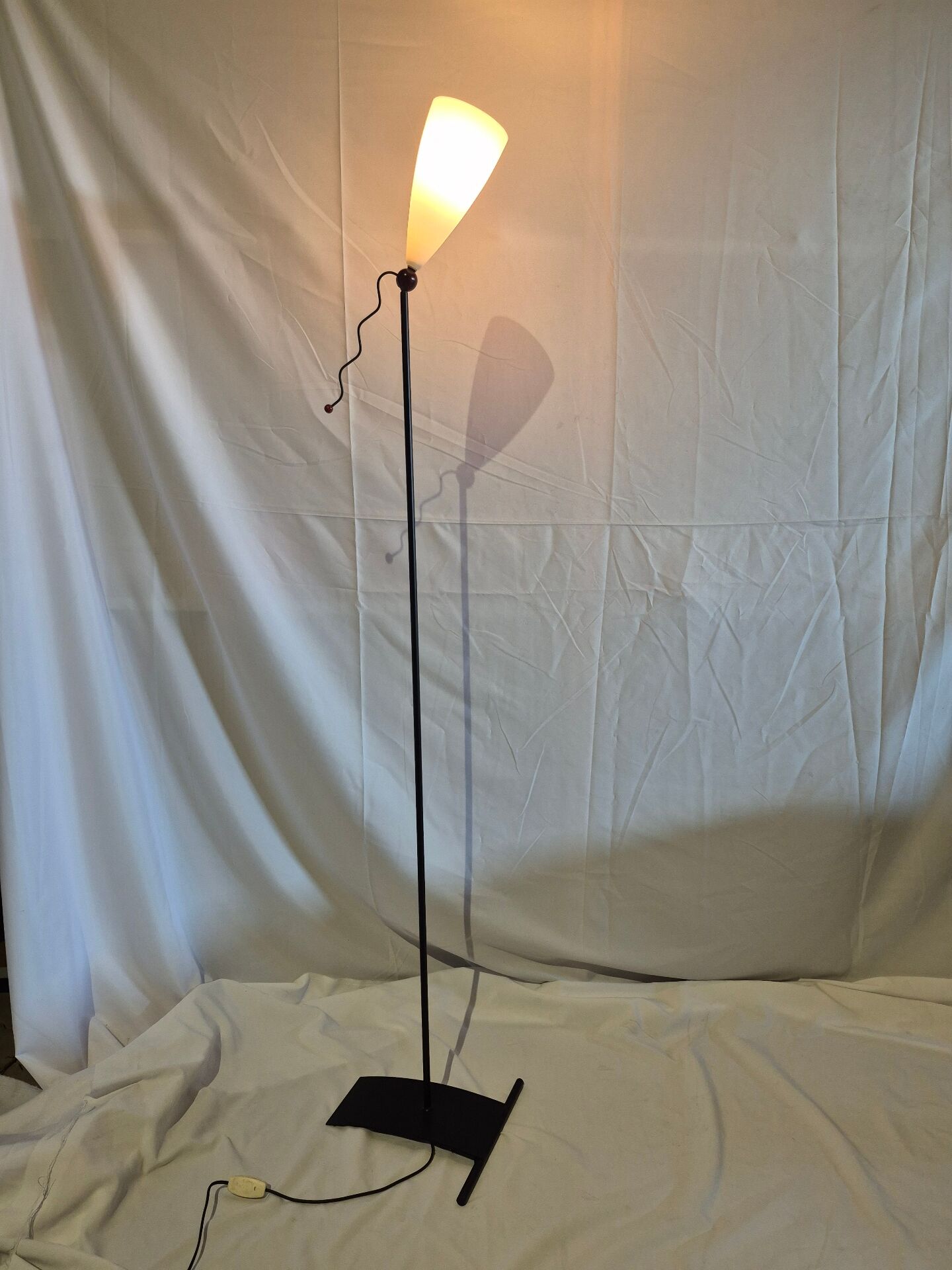 Postmodern 180 cm floorlamp 1990s dutch design herda