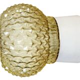 Vintage White Porcelain Ceiling Light, 1970s