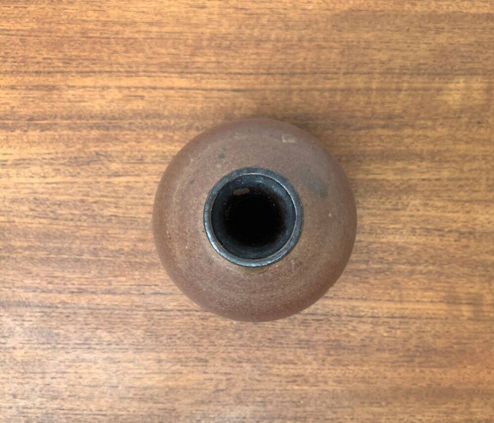 Mid-century German studio pottery vase by Melitta Teubner, 1960s.