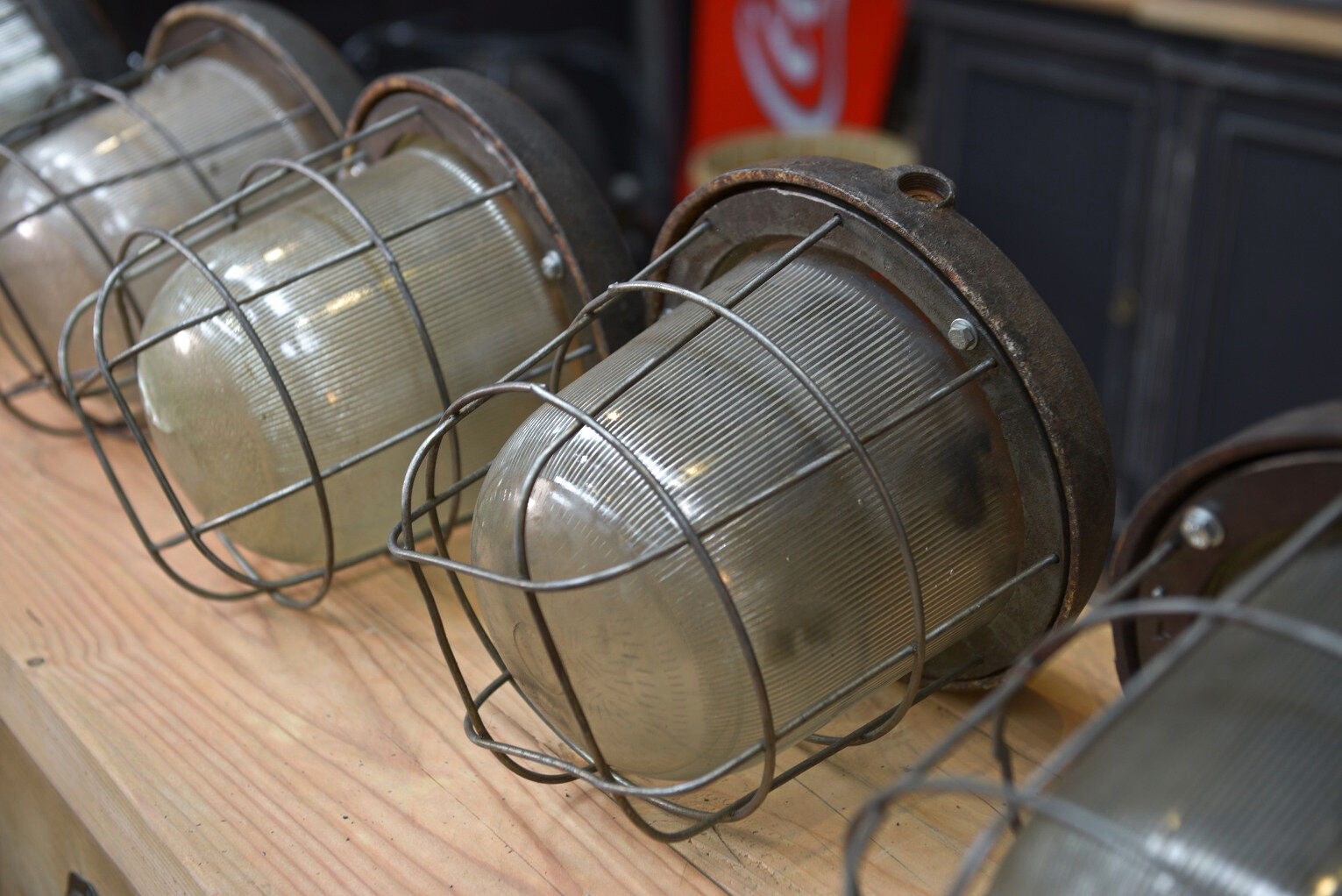 Old cast iron street lanterns 1920