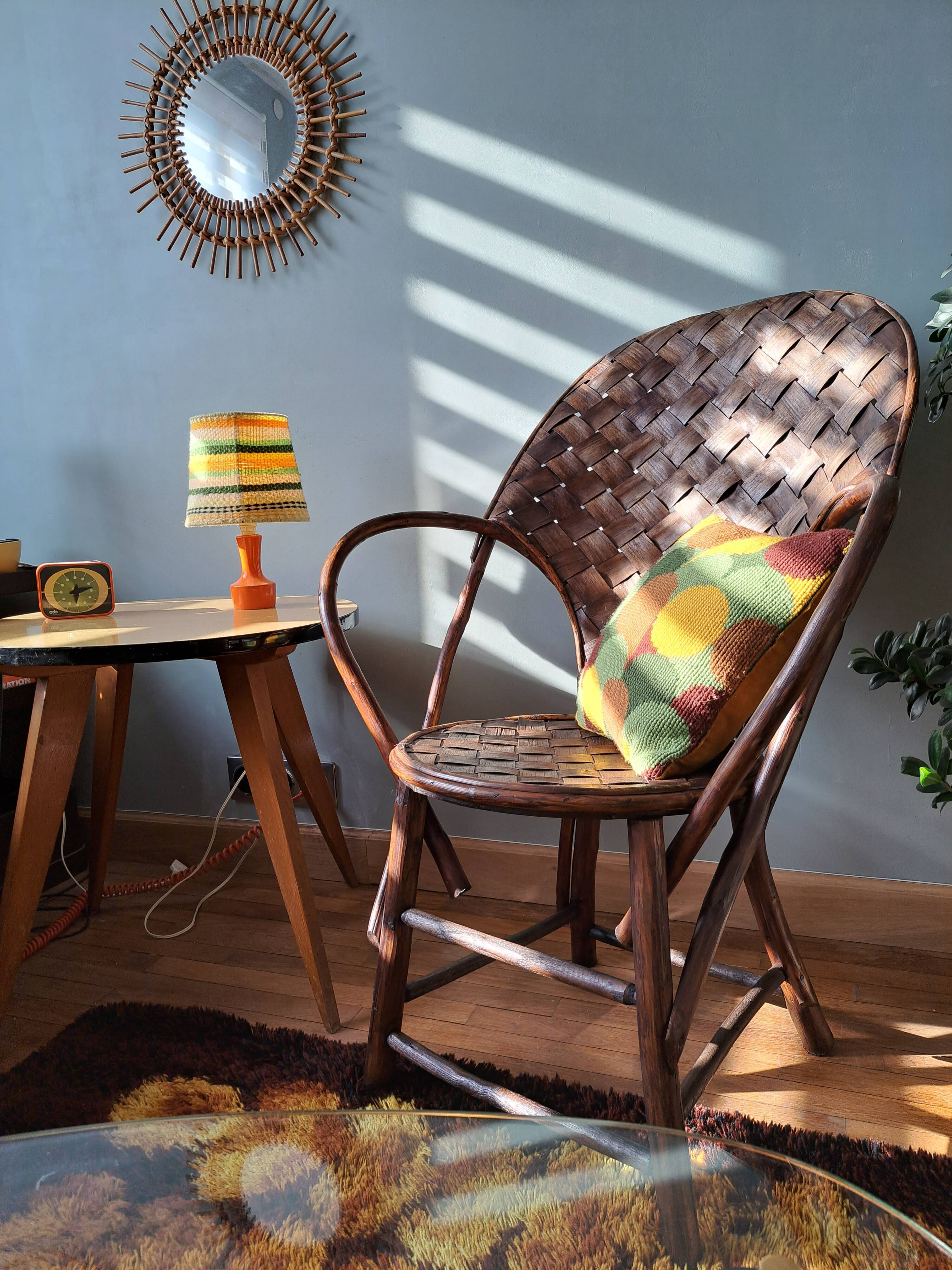 Chestnut armchair from Limousin