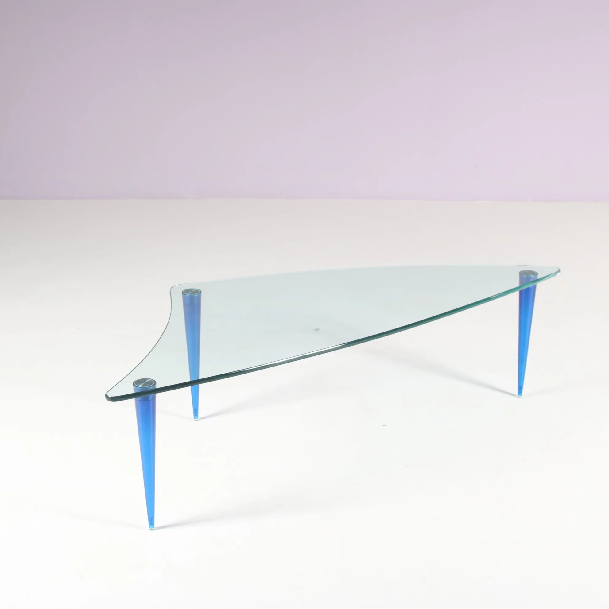 1980s “Lobachevsky” coffee table designed by Isao Hosoe for Tonelli, Italy