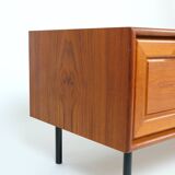 Vintage teak lowboard chest of drawers sideboard drawers 60s 70s