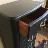 Vintage chiffonnier with black makeover