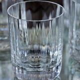 Box of 6 glasses of baccarat capri crystal whisky