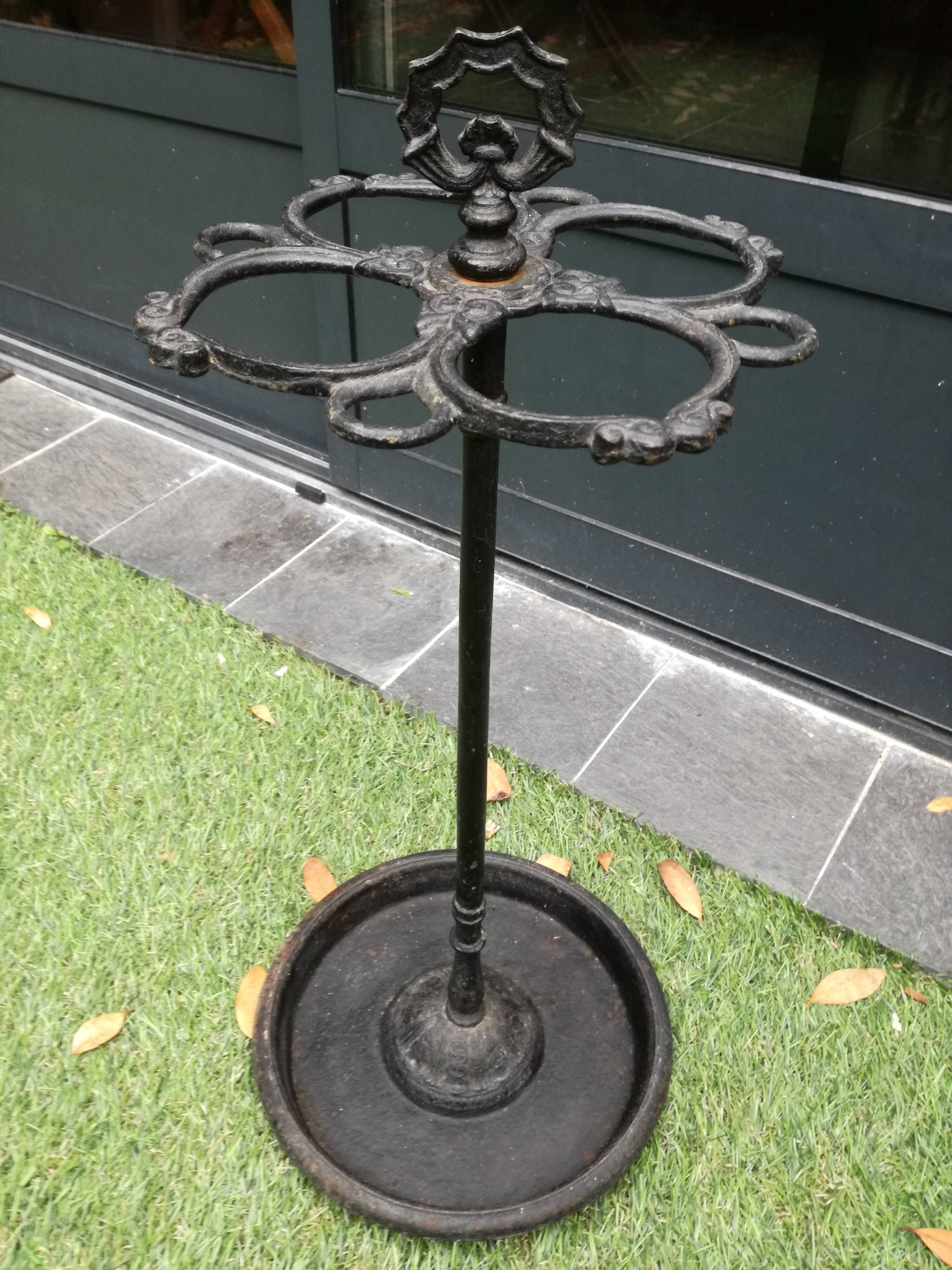Cast iron umbrella door circa 1930