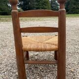 Brutalist chair attributed to Charles Dudouyt