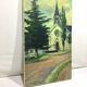 R. Rodrigue - Oil On Canvas “Protestant Church of Vésinet”