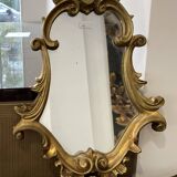 Miroir baroque doré 41 x 28 cm