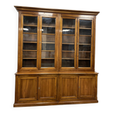 Large walnut bookcase from the end of the 19th century