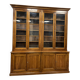 Large walnut bookcase from the end of the 19th century