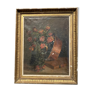 Huile sur toile d'une