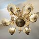 Murano glass chandelier, 6 arms, early 20th century
