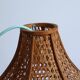 Suspension fleur en cannage