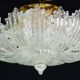 Garda, luxury Italian Murano glass ceiling light or flush mount, 1980s