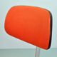 Chaise de bureau industrielle Ahrend De Cirkel avec revêtement en tissu orange, années 1950
