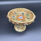 Cup, empty pocket, La Roue factory, Roland Zobel taste, enameled ceramic, Vallauris, decor