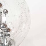 Stunning Mid-Century Modern Ice Glass Table Lamps by Doria Leuchten, Germany 1960’s