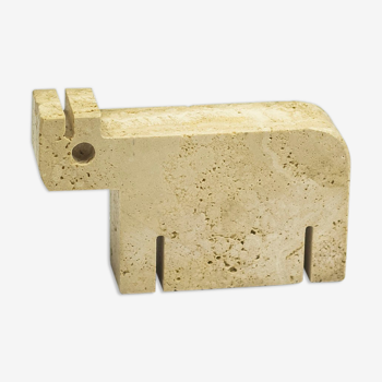 Figure of marmol travertine by Fratelli Mannelli. 1970's