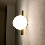 Set of 2 brass Sputnik sconces by Kaiser Leuchten