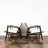 Customizable Pair Of Mid Century Modern Armchairs, 1960s