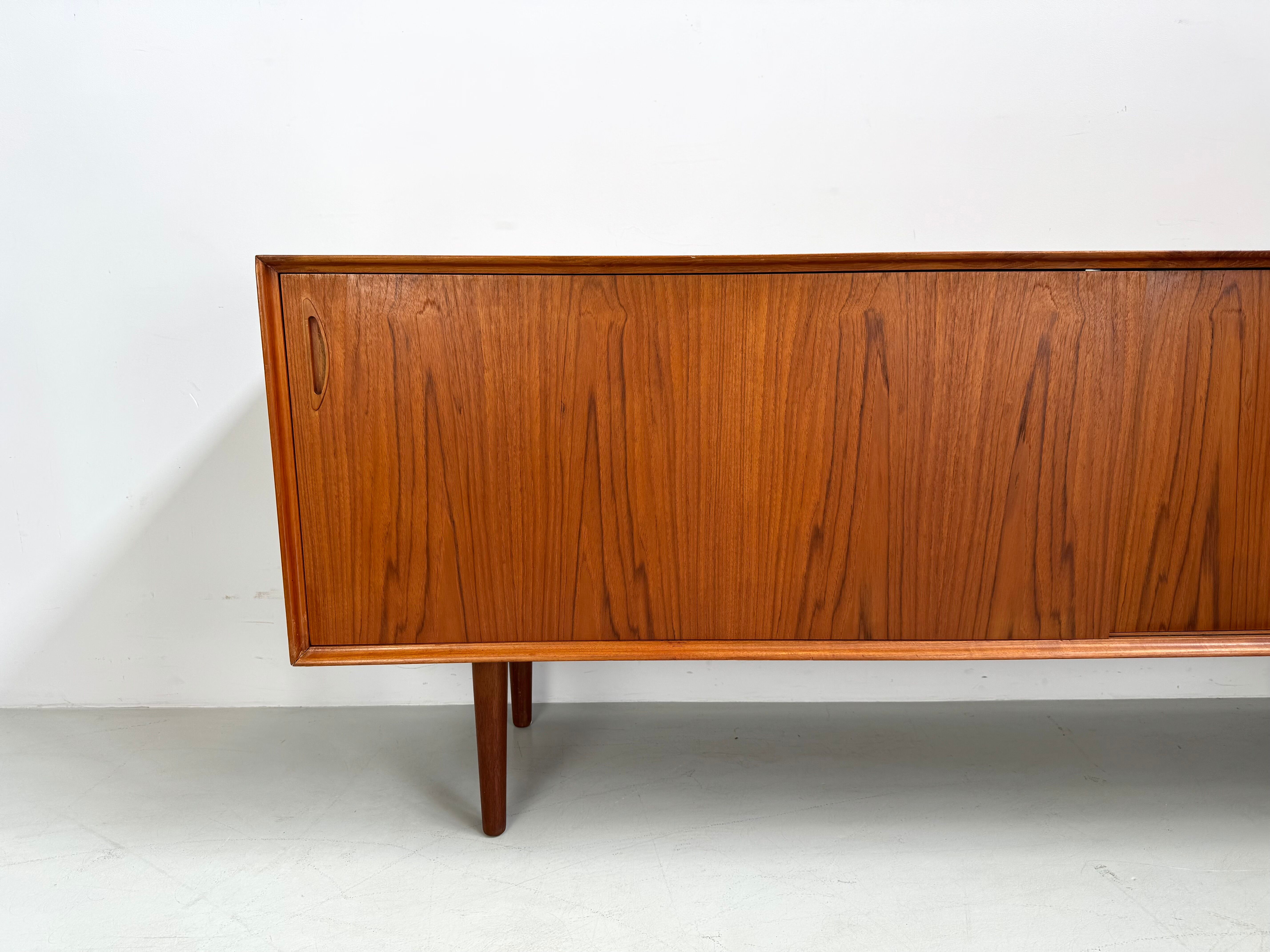 Rare and beautiful Danish sideboard by E. Pedersen & Son A-S Copenhagen.