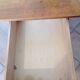 Scandinavian-style verni chene desk / vintage 60s