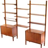 Mid-Century Danish Modern Teak Wall Unit System, 1970's