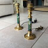Two lamp bases