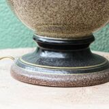 Vintage lamp, speckled ceramic base