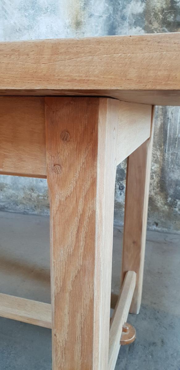 Farm table with extension cord