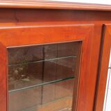 Louis Philippe library showcase in cherry