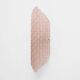Pair of Pink Murano Glass Wall Sconces with Textured Relief