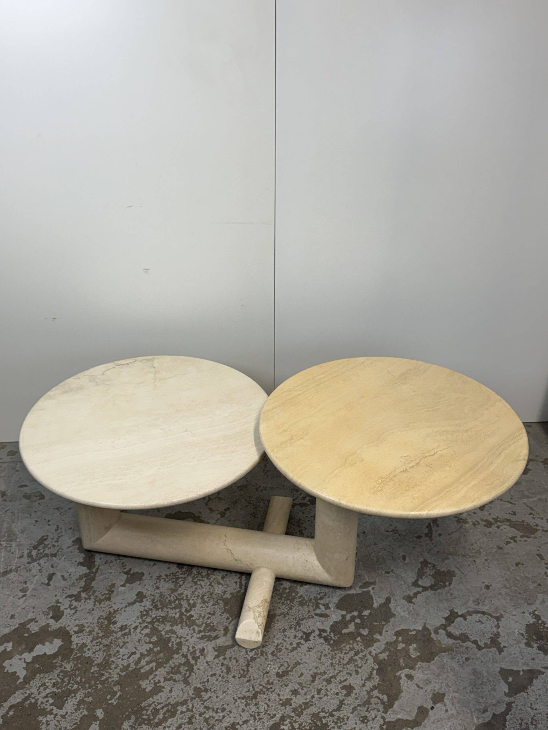 Travertine table