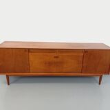 Vintage Scandinavian teak sideboard from the 60s by designer Edvard Valentinsen for Samcom