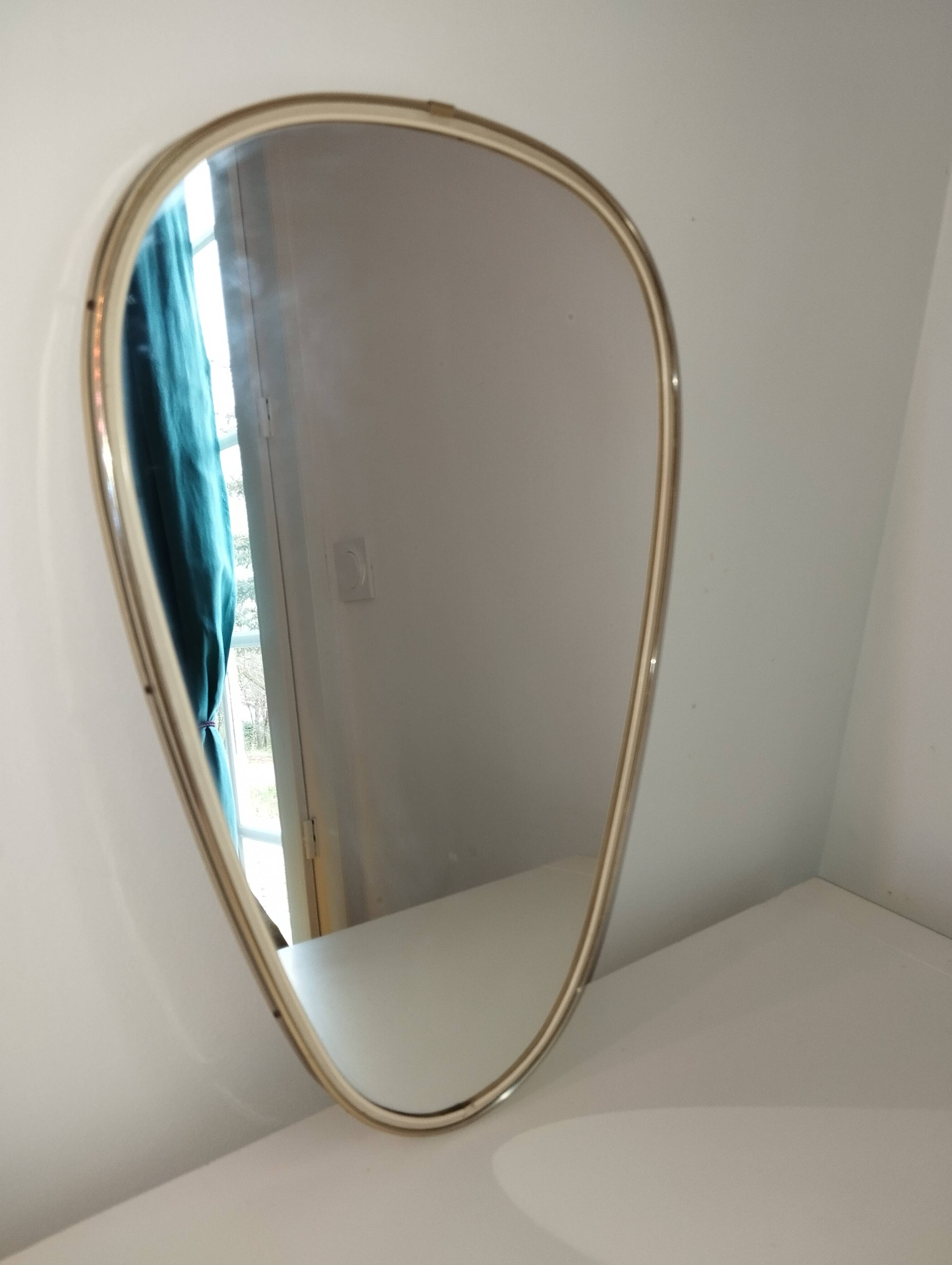 Miroir ovale vintage