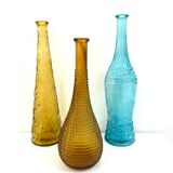 Trio of Empoli decanters - Italy from the 60s