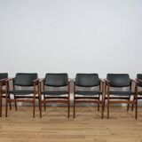 Mid Century Armchairs by Arne Vodder, 1960s, Set of 6