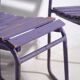 Antique purple patio chairs (c.1920). Set of 2 pieces