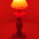Murano glass table lamp. Italy, 1980