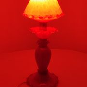 Murano glass table lamp. Italy, 1980