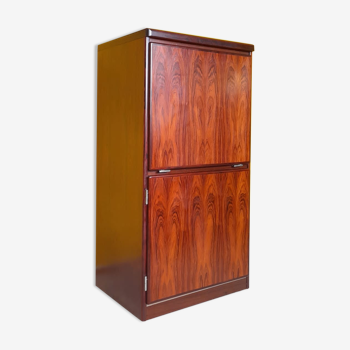 Danish bar/storage cabinet in rio rosewood circa 1970