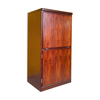 Danish bar/storage cabinet in rio rosewood circa 1970