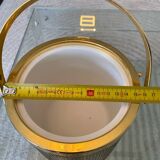 Vintage Hollywood Regency Gold Ice Bucket