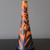 Glass paste vase by Richard circa 1920