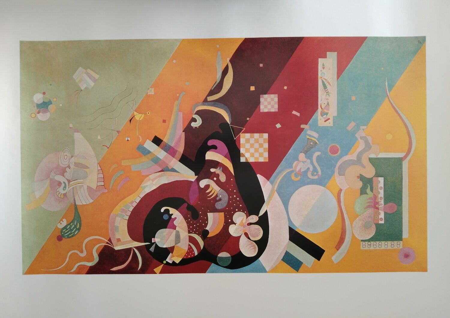 Poster Kandinsky composition IX Pompidou center